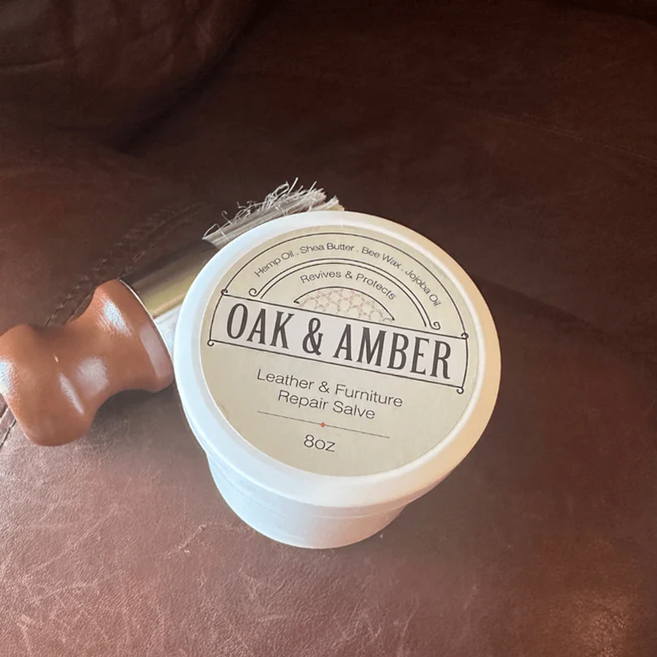 Oak & Amber™ — Restores Scratched & Cracked Furniture in Minutes